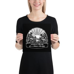 A Secure Family is a Nation's Strength - Poster