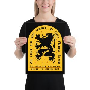 Vlaamse Leeuw (Flemish Lion) - Poster