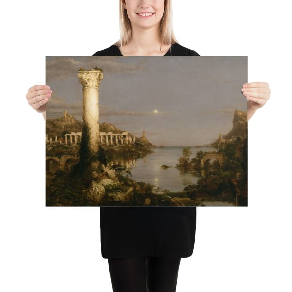 The Course of Empire - Desolation by Thomas Cole - Poster