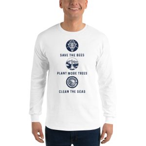 Save the Bees - Men’s Long Sleeve Shirt