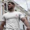 Embroidered Knights Templar Cross - Unisex T-Shirt