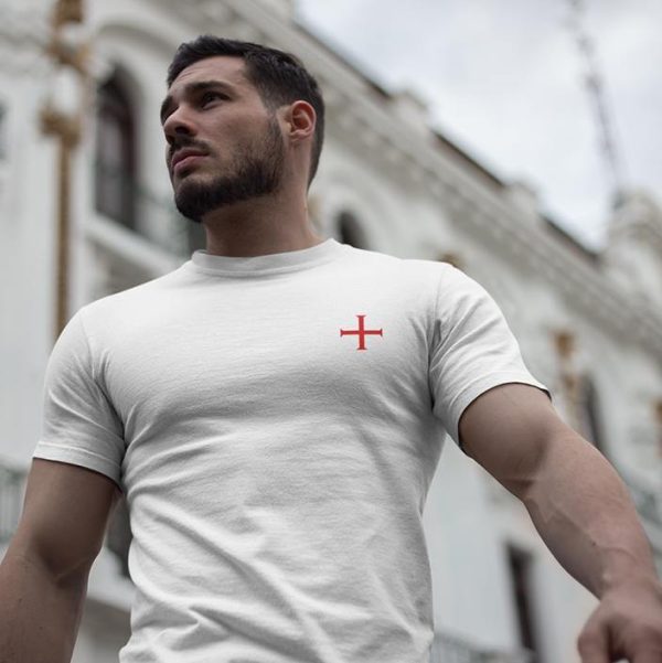 Embroidered Knights Templar Cross - Unisex T-Shirt