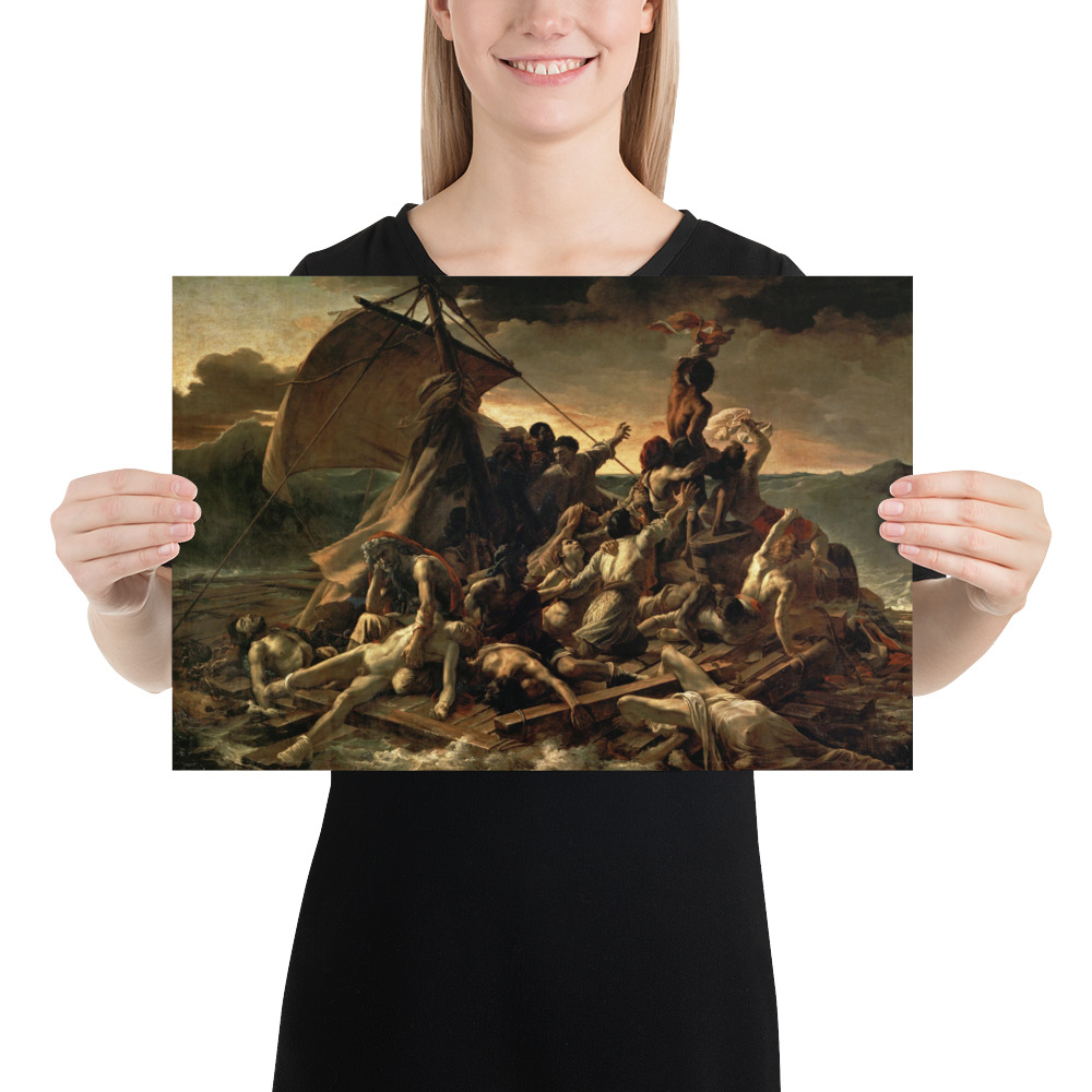 La Balsa de la Medusa – JEAN LOUIS THÉODORE GÉRICAULT – Poster ...