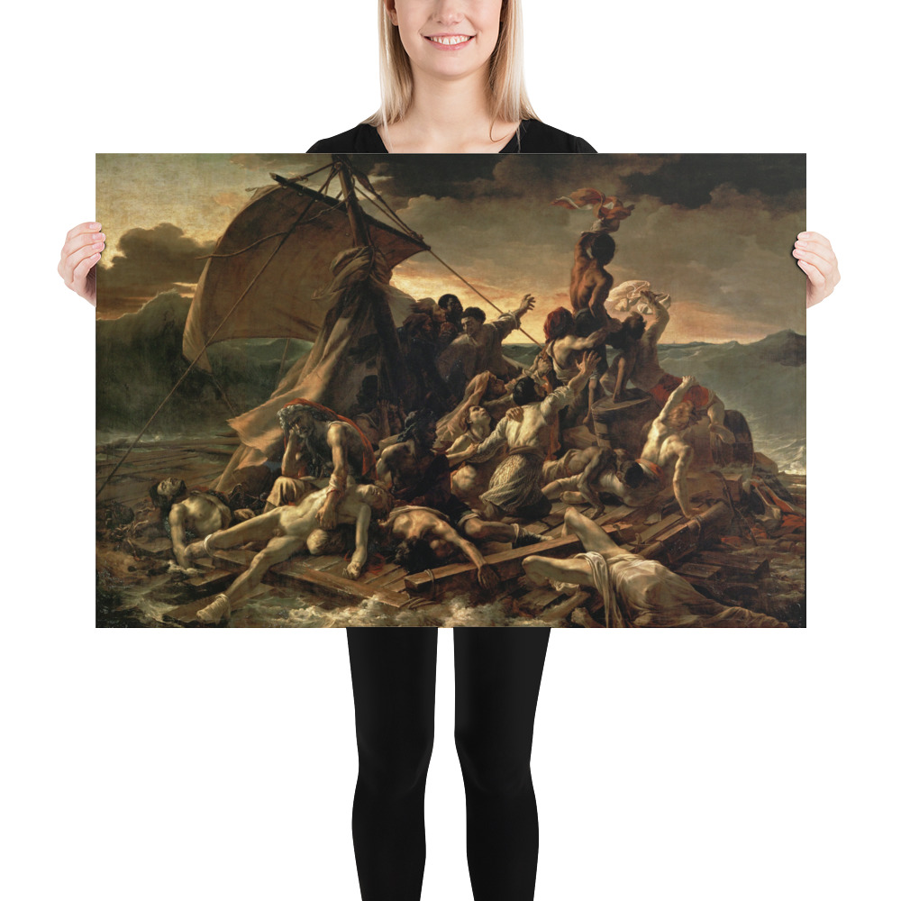 La Balsa de la Medusa – JEAN LOUIS THÉODORE GÉRICAULT – Poster ...