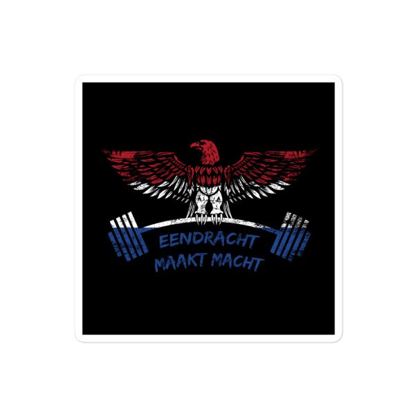 Netherland's Gym Eagle - Eendracht Maakt Macht - Sticker