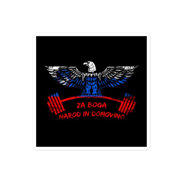 Slovenia's Gym Eagle - Za Boga - Sticker