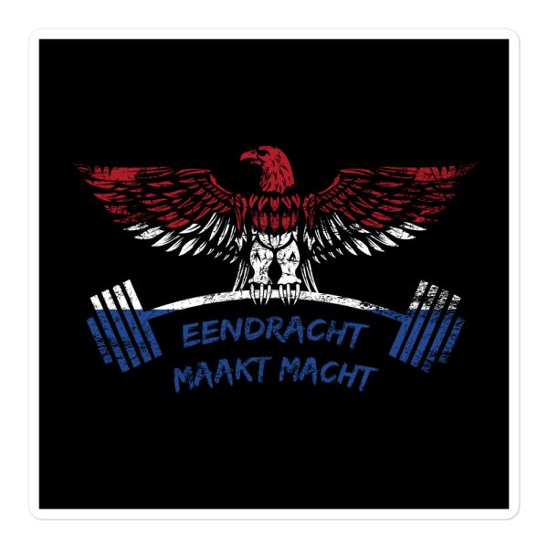 Netherland's Gym Eagle - Eendracht Maakt Macht - Sticker