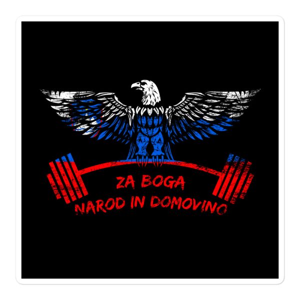 Slovenia's Gym Eagle - Za Boga - Sticker