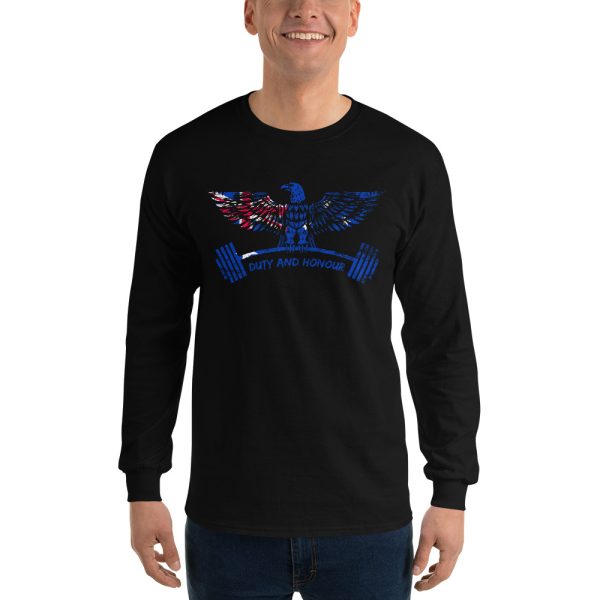 Australia's Gym Eagle - Duty and Honour - Men’s Long Sleeve Shirt