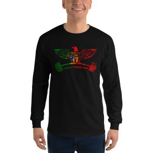 Portugal's Gym Eagle - Audaces Fortuna Juvat - Men’s Long Sleeve Shirt