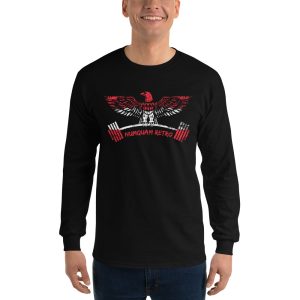 Austria's Gym Eagle - Numquam Retro - Men’s Long Sleeve Shirt