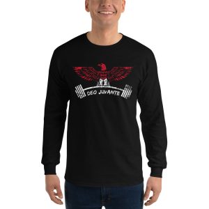 Monaco's Gym Eagle - Deo Juvante - Men’s Long Sleeve Shirt