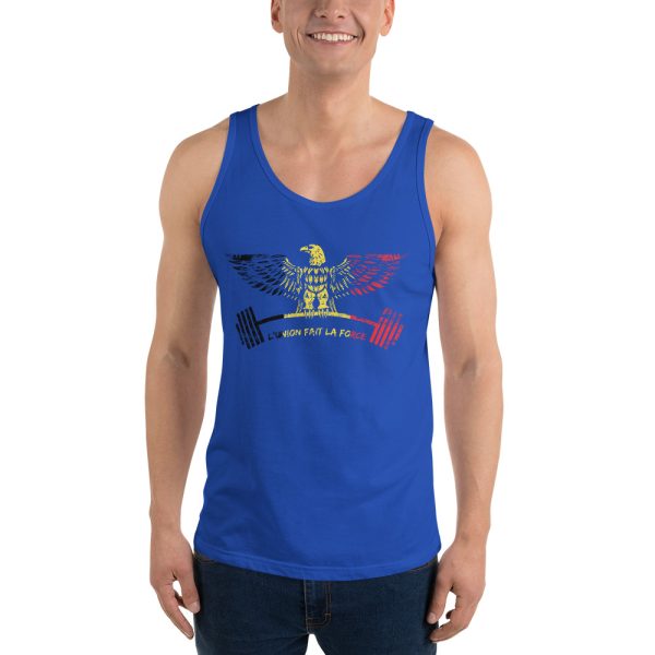 Belgium's Gym Eagle - L'union Fait la Force - Unisex Tank Top