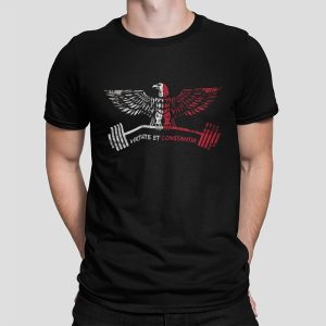 Malta's Gym Eagle - Virtute Et Constantia - Unisex T-Shirt