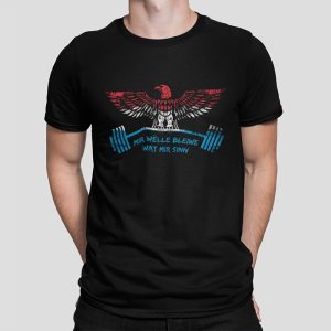 Luxembourg's Gym Eagle - Mir Wëlle Bleiwe Wat Mir Sinn - Unisex T-Shirt
