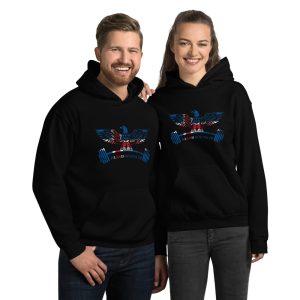 Iceland's Gym Eagle - Ísland þúsund ár - Unisex Hoodie