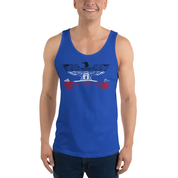 unisex-premium-tank-top-true-royal-front-6181524a433c4 Imperial German Gym Eagle Unisex Tank Top