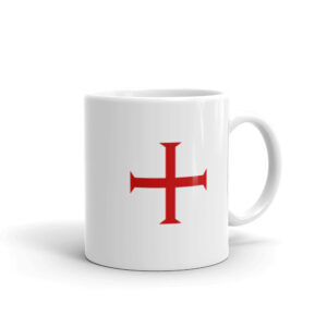 Red Crusador Cross - Mug