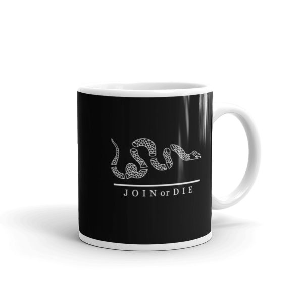 Join or Die Black - Mug