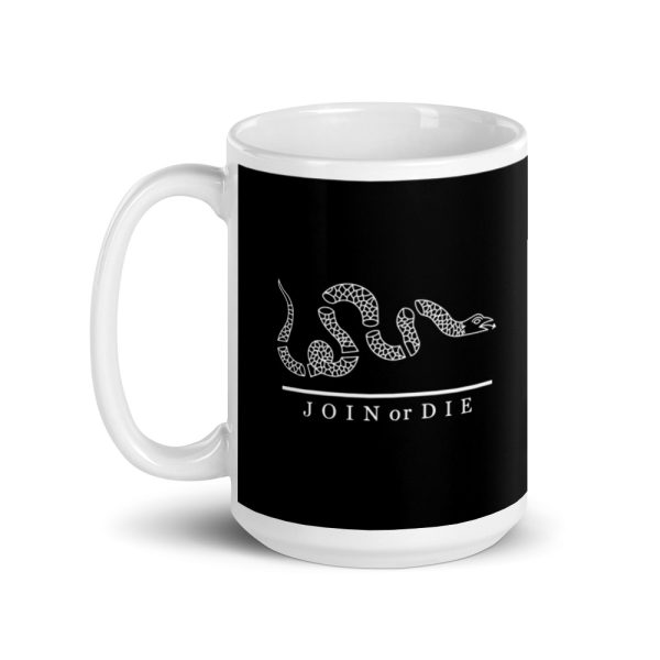 Join or Die Black - Mug
