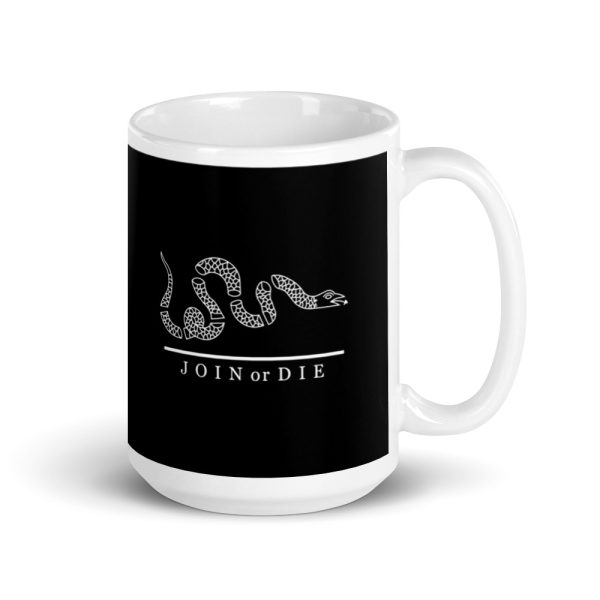 Join or Die Black - Mug