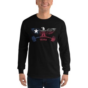 Texas Gym Eagle - Men’s Long Sleeve Shirt