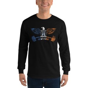 New York City Gym Eagle - Men’s Long Sleeve Shirt