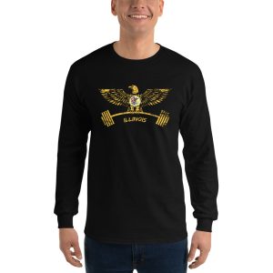 Illinois Gym Eagle - Men’s Long Sleeve Shirt