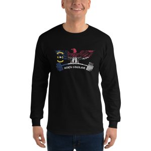 North Carolina Gym Eagle - Men’s Long Sleeve Shirt