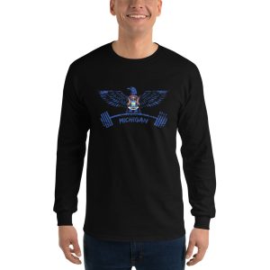 Michigan Gym Eagle - Men’s Long Sleeve Shirt