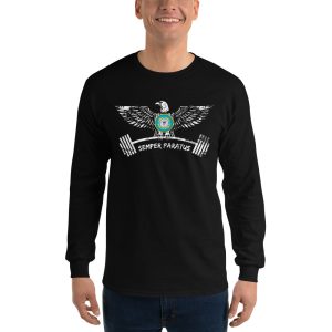 U.S.A. Coast Guard Gym Eagle - Men’s Long Sleeve Shirt