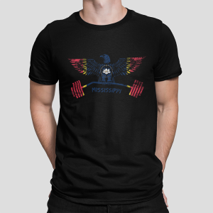 Mississippi New Flag Gym Eagle - Unisex T-Shirt