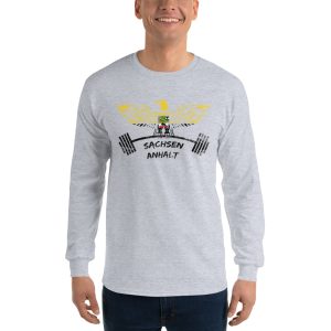 Sachsen Anhalt Gym Eagle - Men’s Long Sleeve Shirt