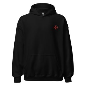 Embroidered Order of Christ Cross - Hoodie