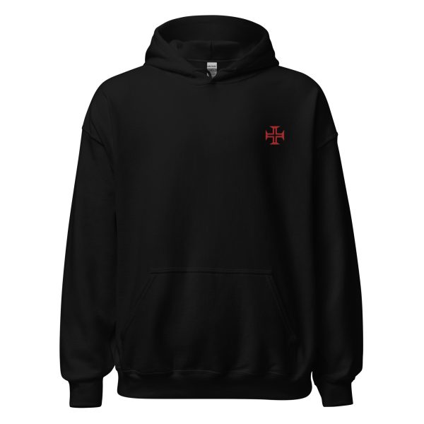 Embroidered Order of Christ Cross - Hoodie
