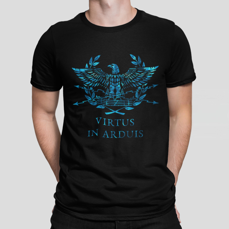 Limited Edition Virtus In Arduis – T-Shirt (Only 1 Available)