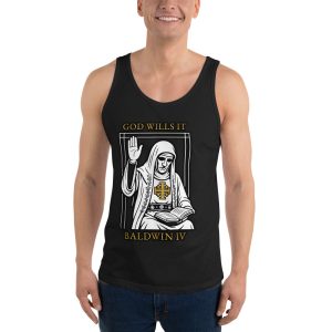 mens-staple-tank-top-black-front-68473671c46c5.jpg God Wills It Baldwin IV - Men's Tank Top