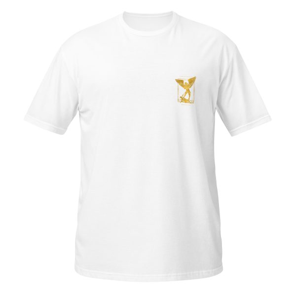 unisex-basic-softstyle-t-shirt-white-front-6a2414f2bca34.jpg Godlen Sancte Michael - T-Shirt